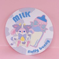 フラバニステッカーcowbunny MILK