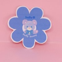 フラバニステッカー flower (bear)