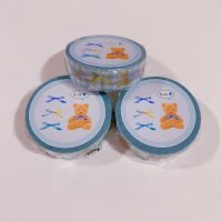 くまとリボンマスキングテープ