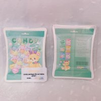 バラメモ 87.candy package die cut memo ~green~