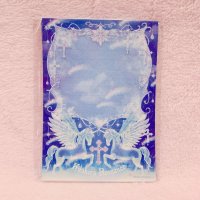 バラメモ用紙[Crystal Fantasy No.02]（天空のペガサスユニコーン）