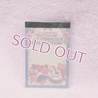メモ帳[COOKIES COLLECTION No.03]（青チェック）