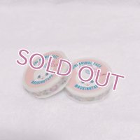 マスキングテープ69.mini animal face