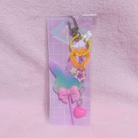 bunny lollipop キーホルダー　レインボー