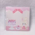 バラメモ　うさぎとcake