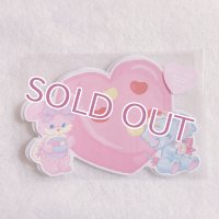 fluffy bunny×ayyjewel ダイカットメモ　ハートクッキー