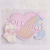 fluffy bunny×ayyjewel ダイカットメモ　ストロベリーチョコクッキー