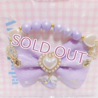 合皮リボンブレスレット