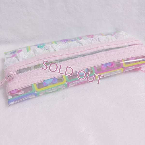 画像3: PVCペンポーチ　ブロック柄