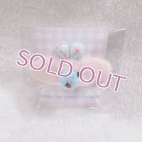 うさぎさんパッチンピン(ぽわぽわラムネ色）右用