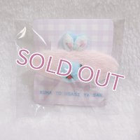 うさぎさんパッチンピン(ぽわぽわラムネ色）左用