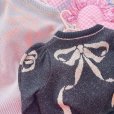 画像2: パフスリーブニット（ブラック） (2)