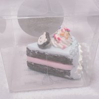 小さなカットフェイクケーキ　くまちょこ　チョコ