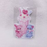 アニマルフロート うさくま ダイカットメモ
