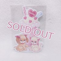 アニマルフロート わんにゃん ダイカットメモ