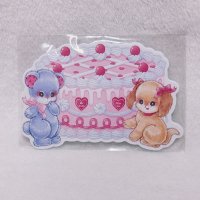 アニマルケーキ わんくま ダイカットメモ