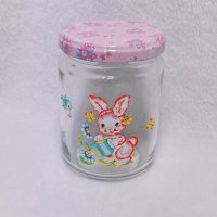 レトロアニマル　ガラス瓶　大