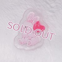 アクリルパーツ（ピンクうさぎ）