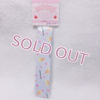 両面リボン２５mm　アイスクリーム