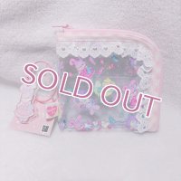 L字　総柄ピンク