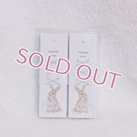 紙タグ some bunny - THANK YOU -