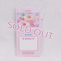 レシメモ　パステルドーナツ　ピンク