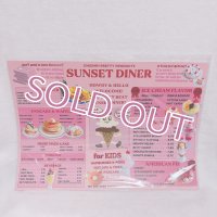 【ペーパー】SUNSET DINER MENU