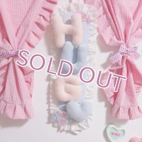 コラボウォールデコ（縦　ピンクレース　　BABY）