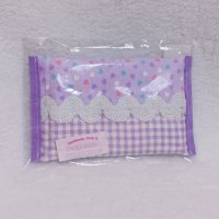 ティッシュケース　パープル