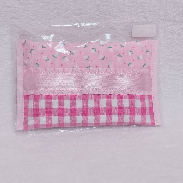 画像1: ティッシュケース　ピンク