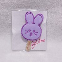 アイスキャンディブローチ・バニーラベンダー