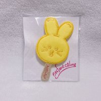アイスキャンディブローチ・バニーレモン