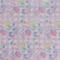 lolita gingham lavender A4ペーパー