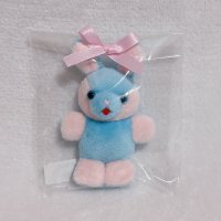 ちびうさぎさんぬいぐるみ(しゅわしゅわソーダ色）