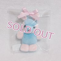 ちびうさぎさんぬいぐるみ(しゅわしゅわソーダ色）