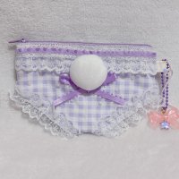 おパンツポーチ（ゆめみるラベンダー色)