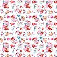 ダイナー　総柄PVC