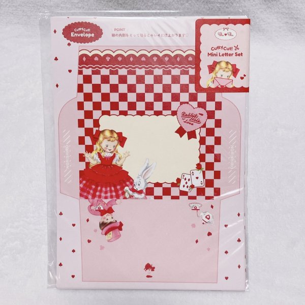 画像1: ちょきちょきミニレターセット／Rabbit Hole of Love