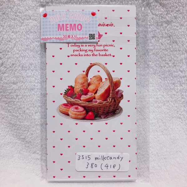 画像2: レシメモ　苺バスケット　ハートドット