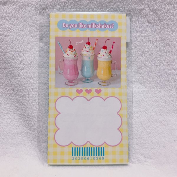 画像1: レシメモ　ミルクシェイク　黄色