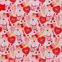 A4デザインペーパー／バナナスプリット(ぴんく)