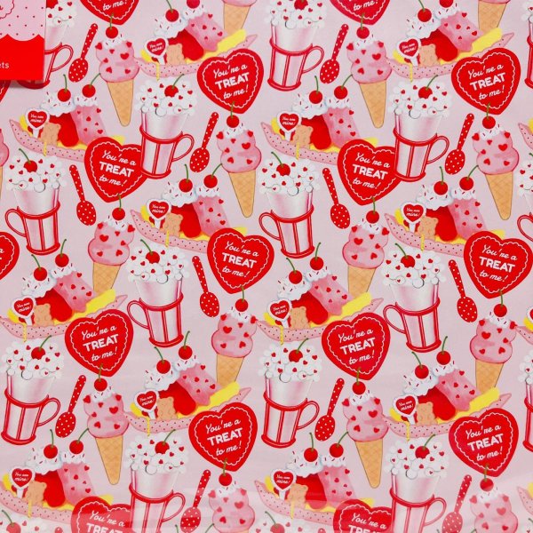 画像1: A4デザインペーパー／バナナスプリット(ぴんく)