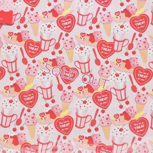 画像1: A4デザインペーパー／バナナスプリット(ぴんく)