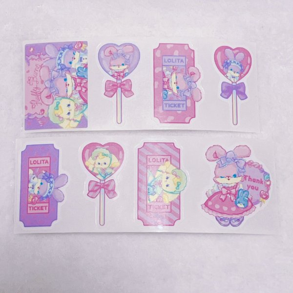 画像2: ロールシール／fluffy bunny 7thコラボ