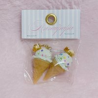 アイスクリームイヤリング　シングル
