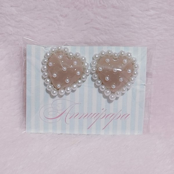 画像1: ハートイヤリング