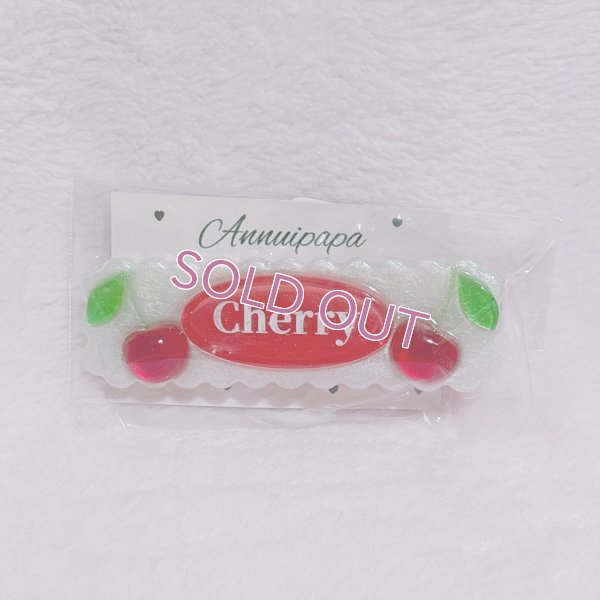 画像1: Cherry　ヘアクリップ