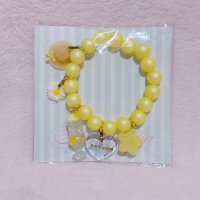 レモンカラー　ブレスレット