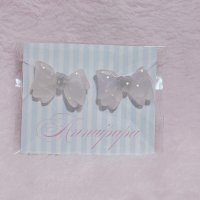 マットリボン　ピアス