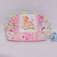 ピンクレトロアニマルポーチ